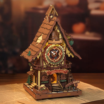 Robotime DIY Cuckoo Clock Mechanical 3D Wooden Puzzle