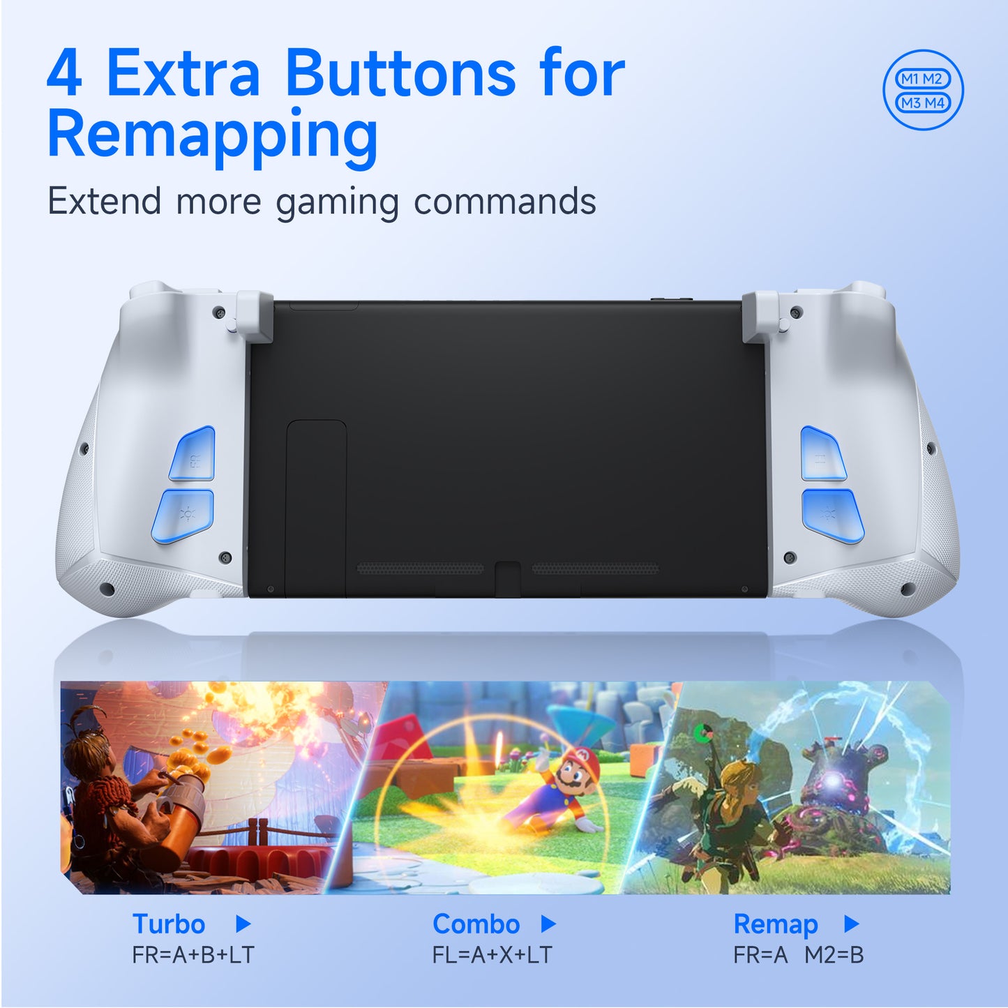 EasySMX S15 Split Pad Comfort Grip Controller For Nintendo Switch