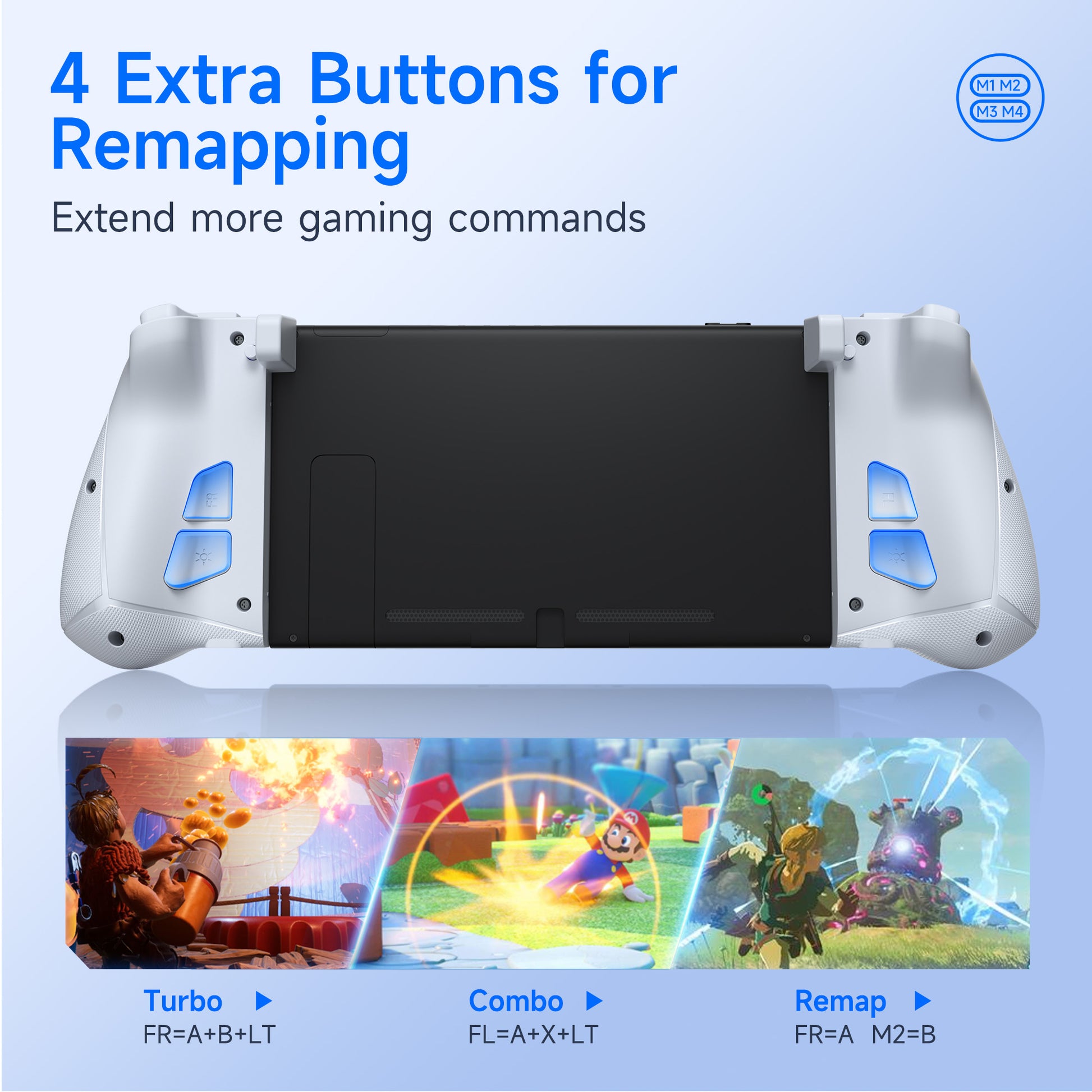 EasySMX S15 Split Pad Comfort Grip Controller For Nintendo Switch