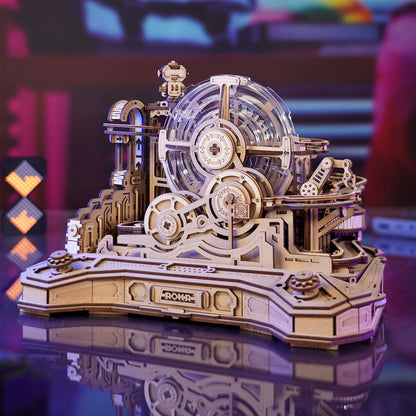 Robotime Gear Ball Challenge Marble Run 3D Wooden Puzzle
