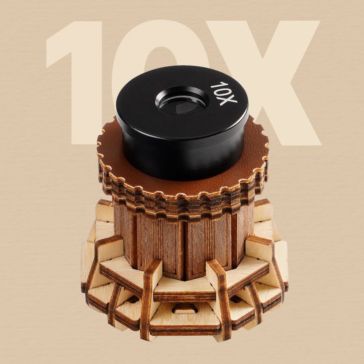 Robotime Microscope Mechanical Wooden DIY 3D Puzzle