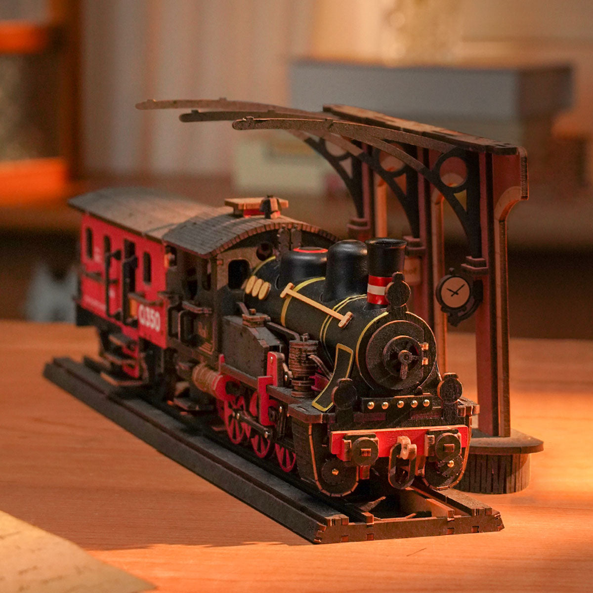 Robotime Steam Journey 3D DIY Wooden Puzzle