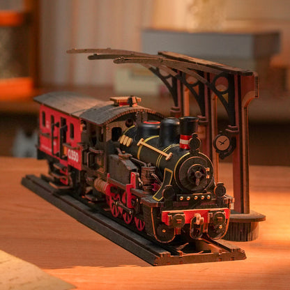 Robotime Steam Journey 3D DIY Wooden Puzzle