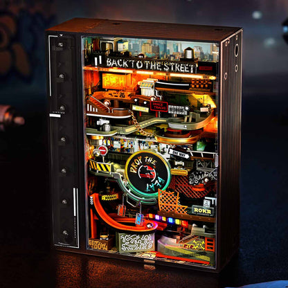 Robotime Hip-Hop Street Marble Run Mechanical 3D Puzzle