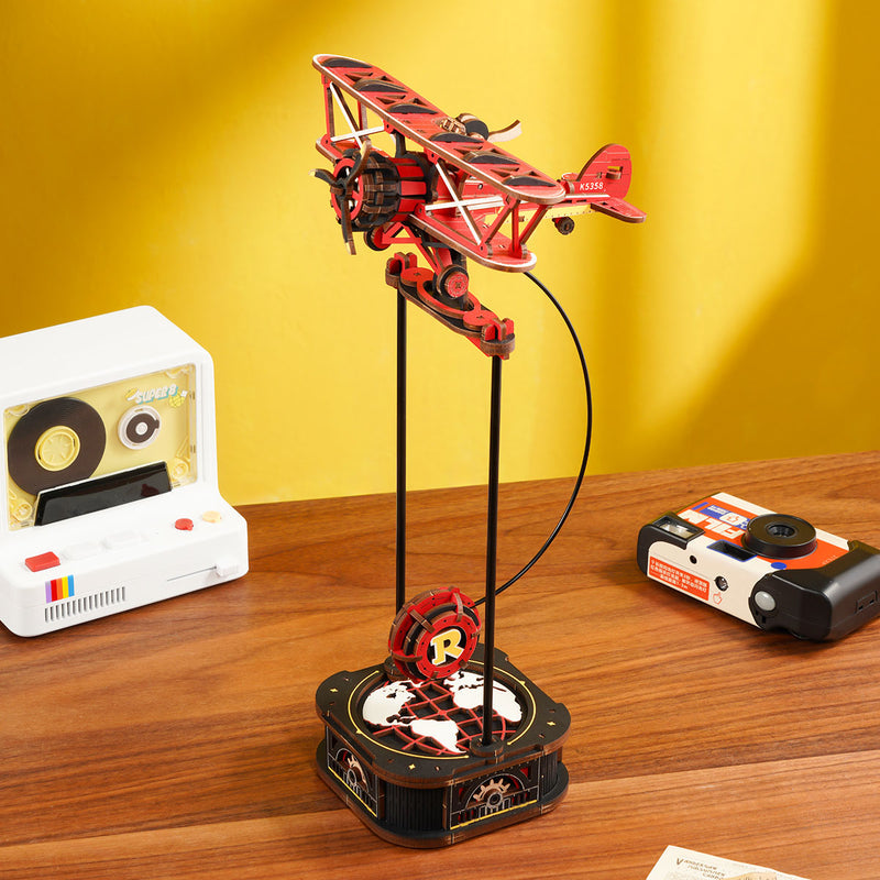 Robotime DIY Sky Captain Pendulum Balance Toy 3D Puzzle
