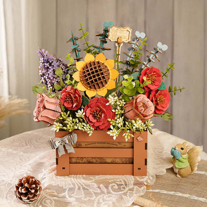 Robotime Wooden Bloom Box DIY 3D Puzzle