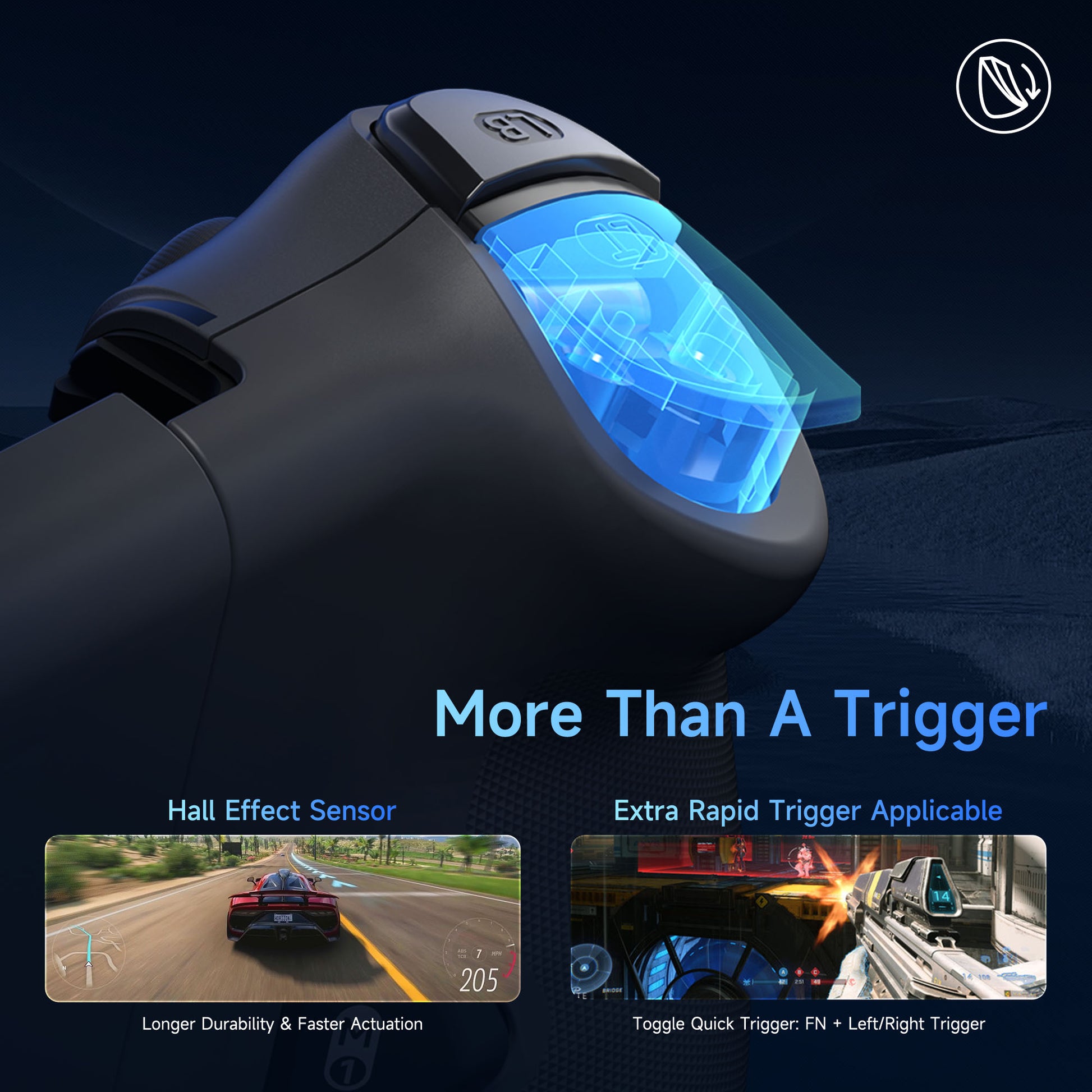 EasySMX M15 Type C Mobile Gaming Controller With Hall Effect & Mechanical Buttons