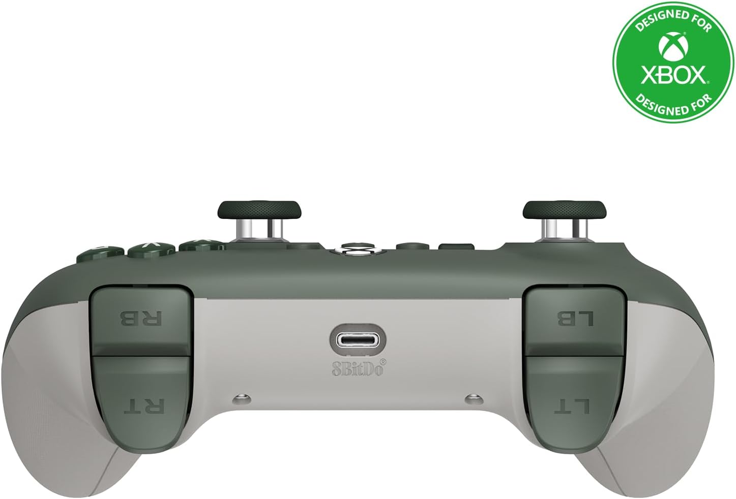 8BitDo Ultimate C Wired Controller for Xbox with Hall Effect Joysticks and Hall Triggers Green