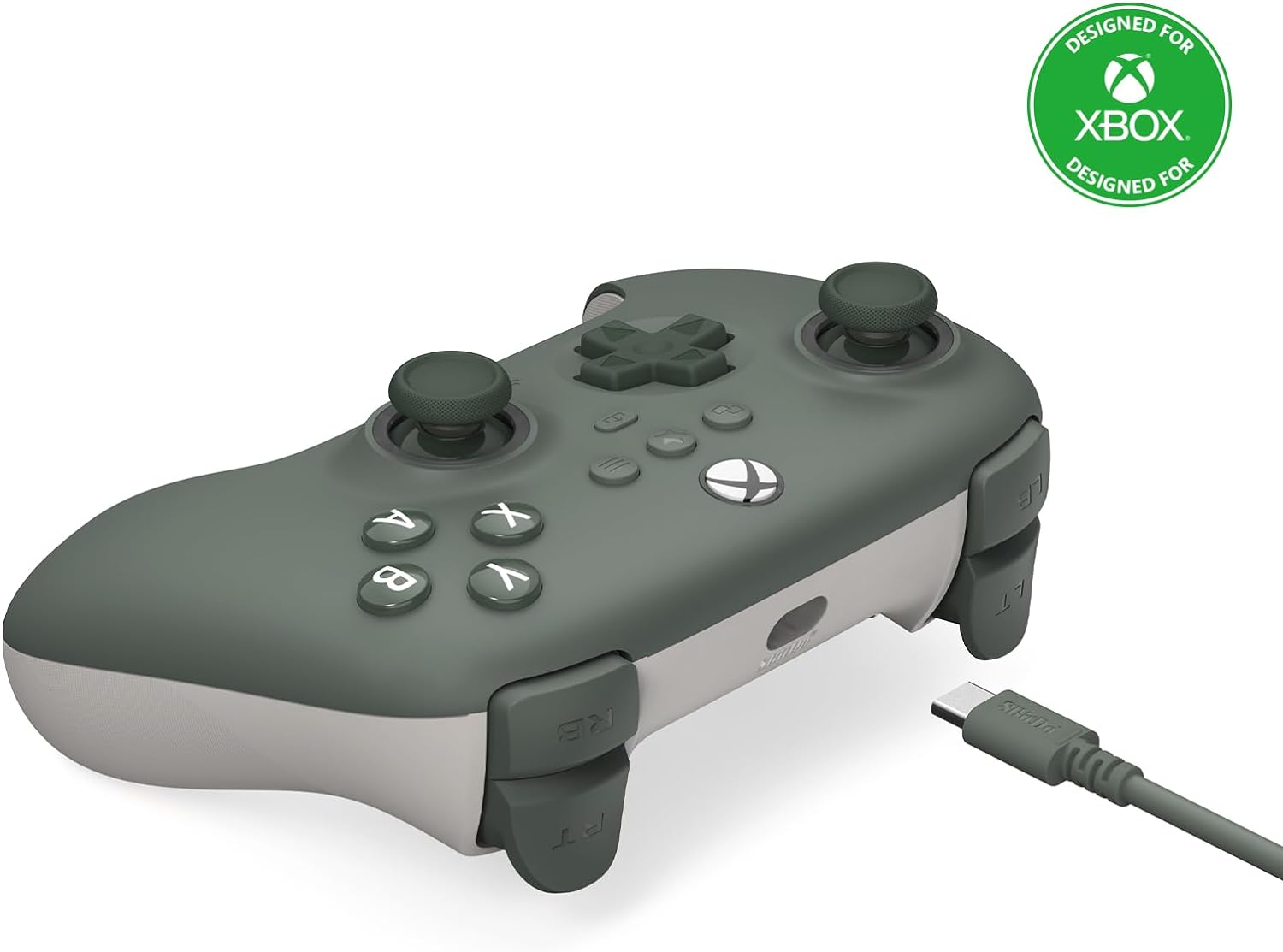 8BitDo Ultimate C Wired Controller for Xbox with Hall Effect Joysticks and Hall Triggers Green