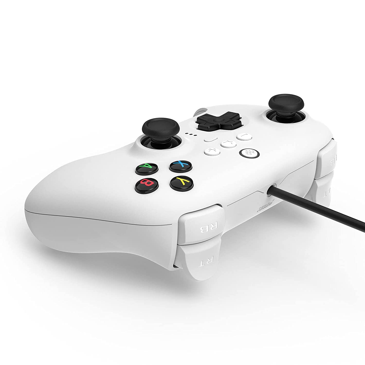 8BitDo Ultimate Wired Controller Windows, Steam Deck, & Raspberry Pi White