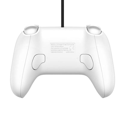 8BitDo Ultimate Wired Controller Windows, Steam Deck, & Raspberry Pi White