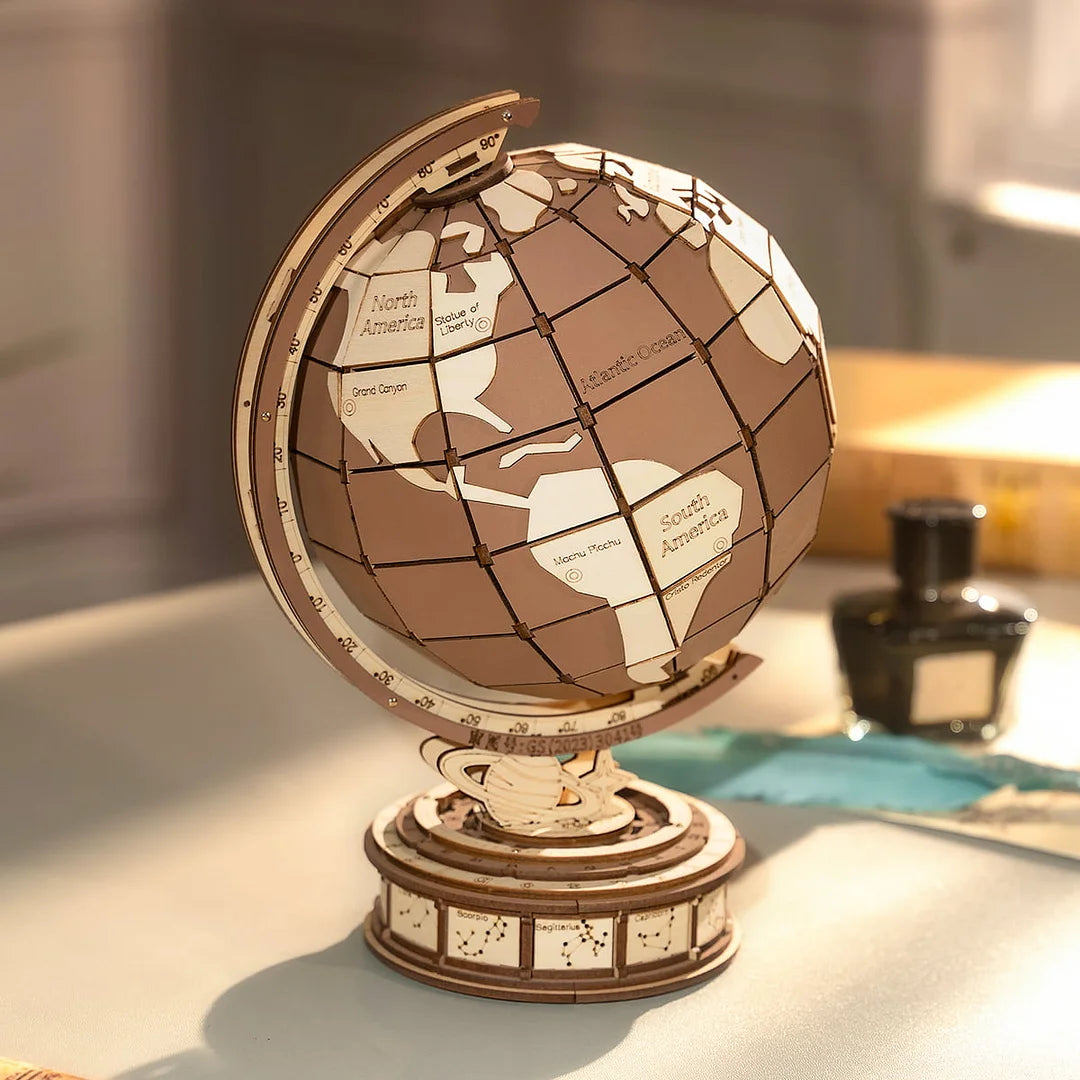 Robotime Global Wonders DIY 3D Wooden Puzzle