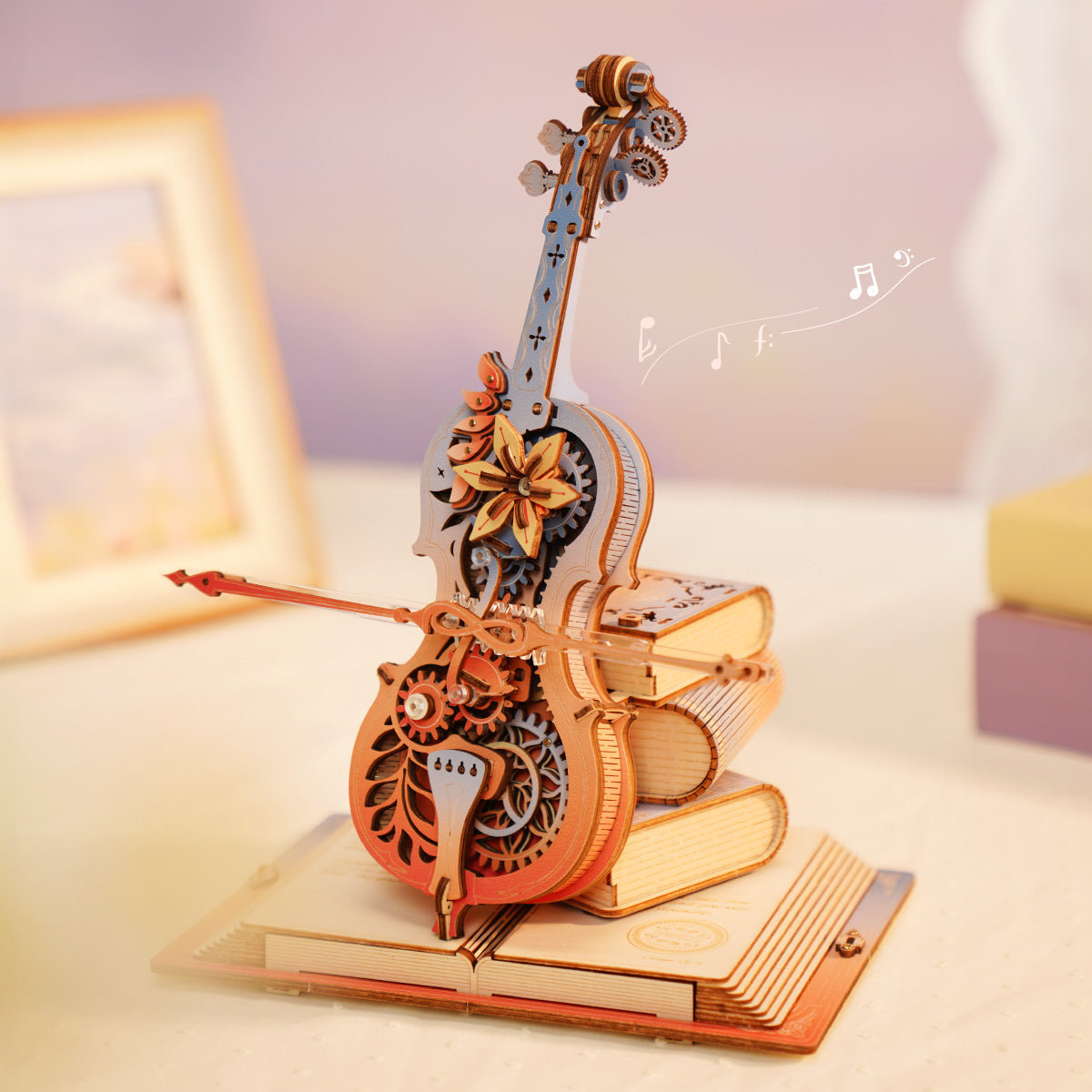 Robotime Symphony of Gorgeous Dreams Mechanical Music Box DIY Puzzle