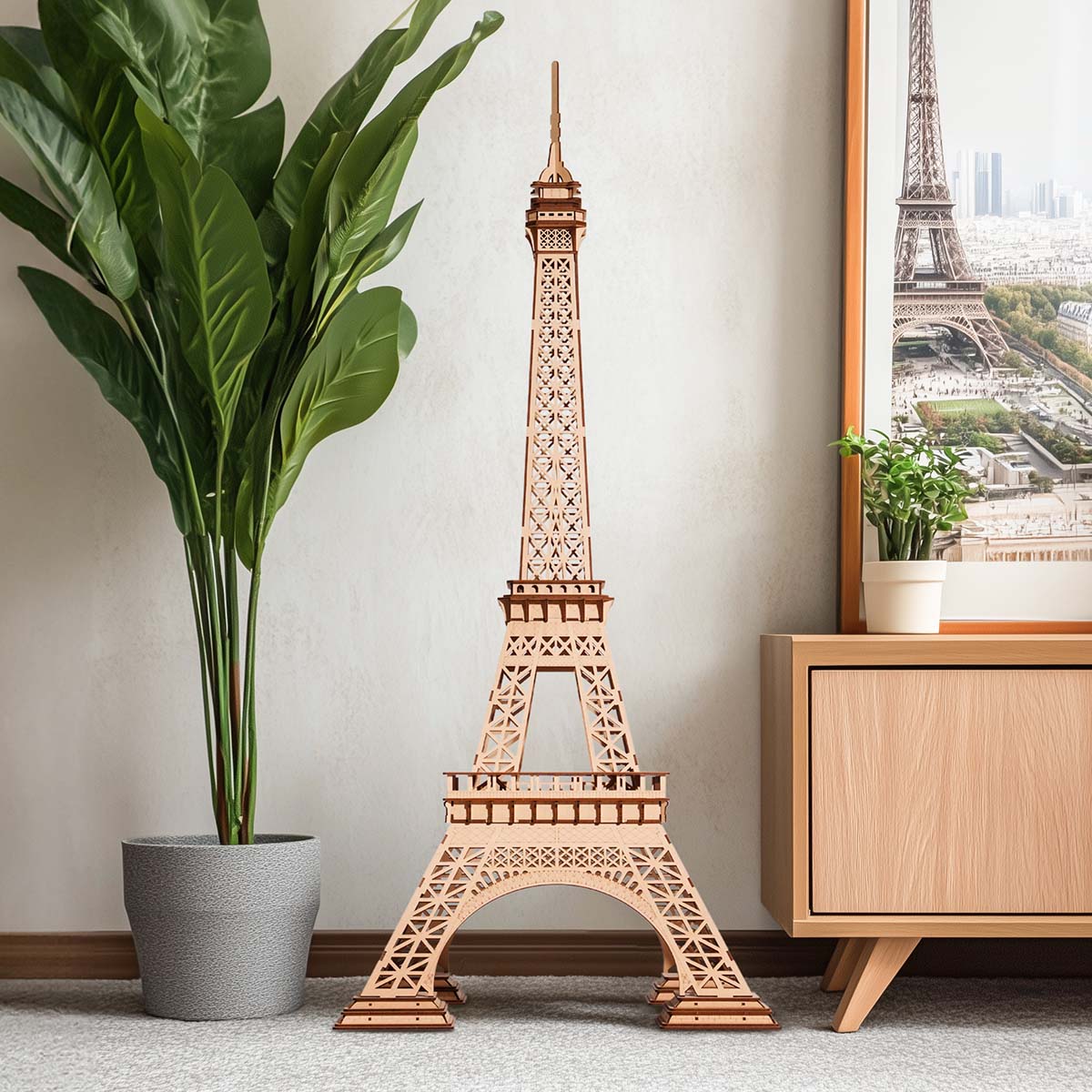 Robotime Eiffel Tower Plus 3D DIY Wooden Puzzle