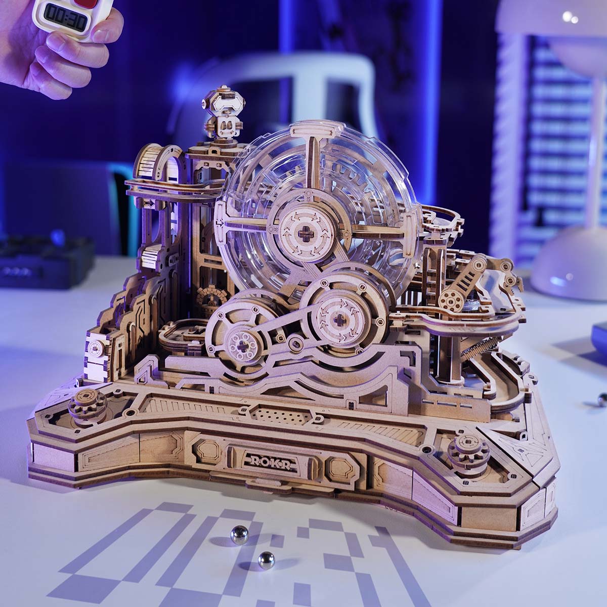 Robotime Gear Ball Challenge Marble Run 3D Wooden Puzzle
