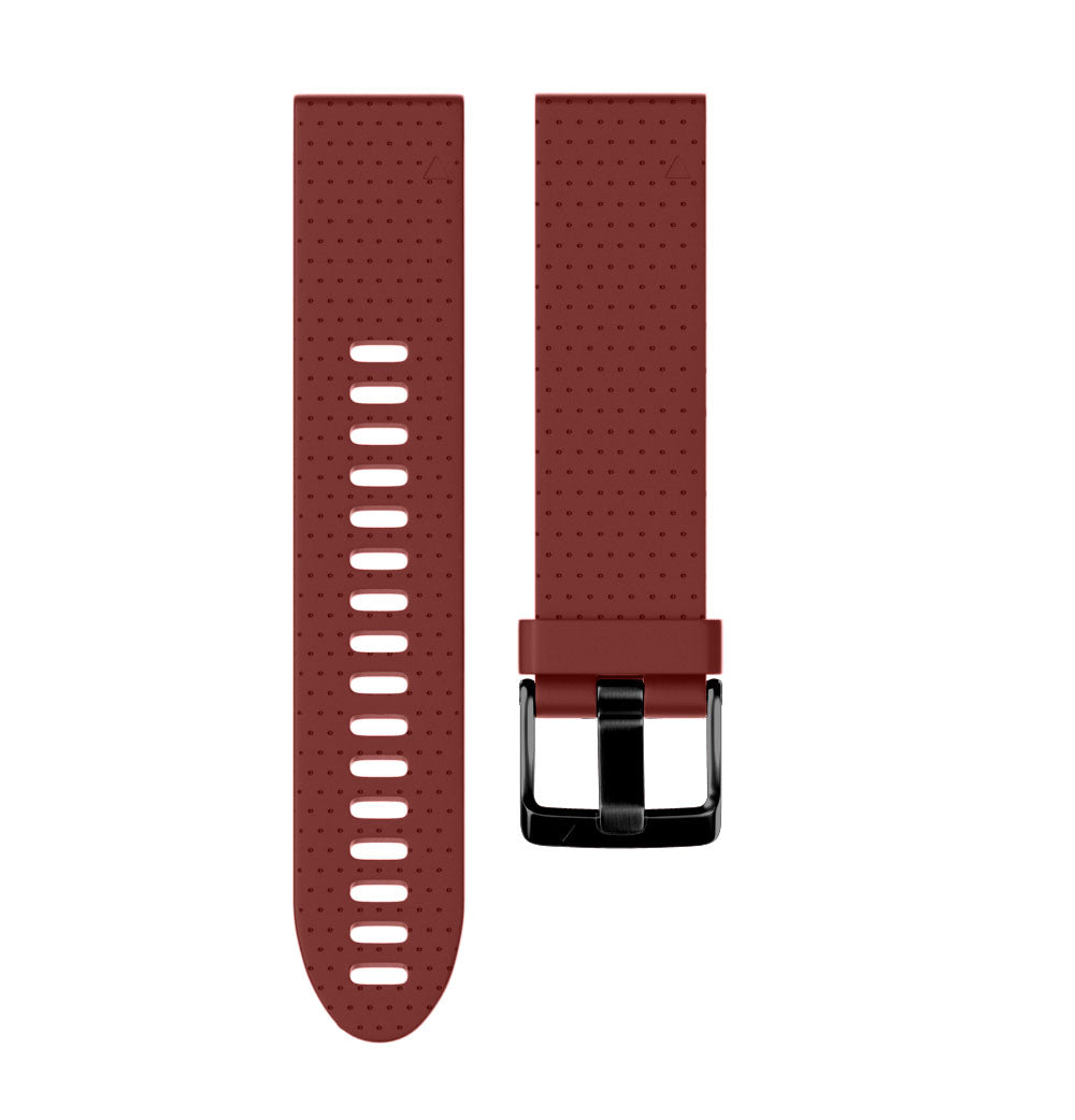 Quick Release Silicone Sports Band Strap Garmin Fenix 5S / 6S 20mm Red - We Love Gadgets
