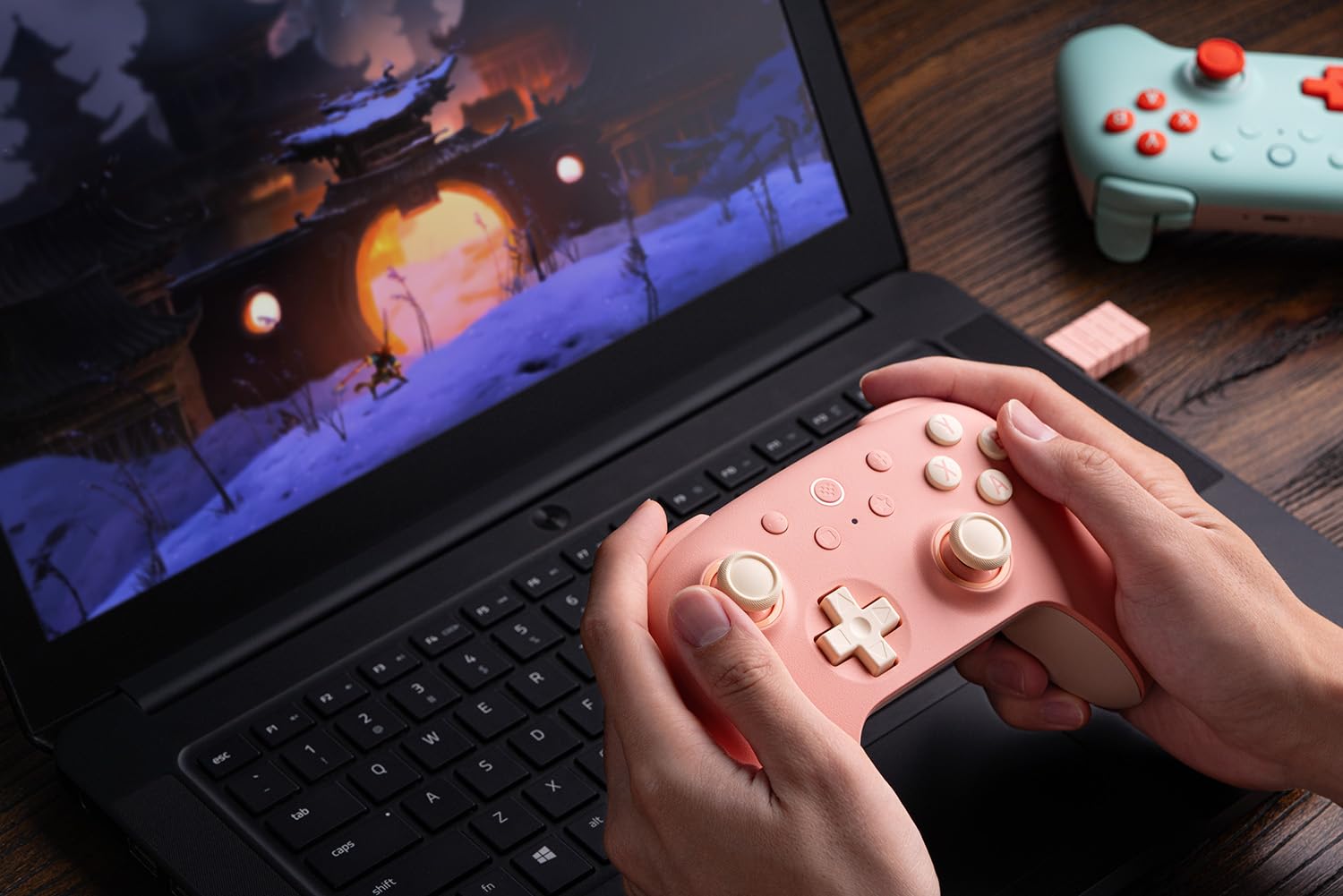 8BitDo Ultimate 2C Wireless Controller for Windows/Android (Hall Effect) Peach