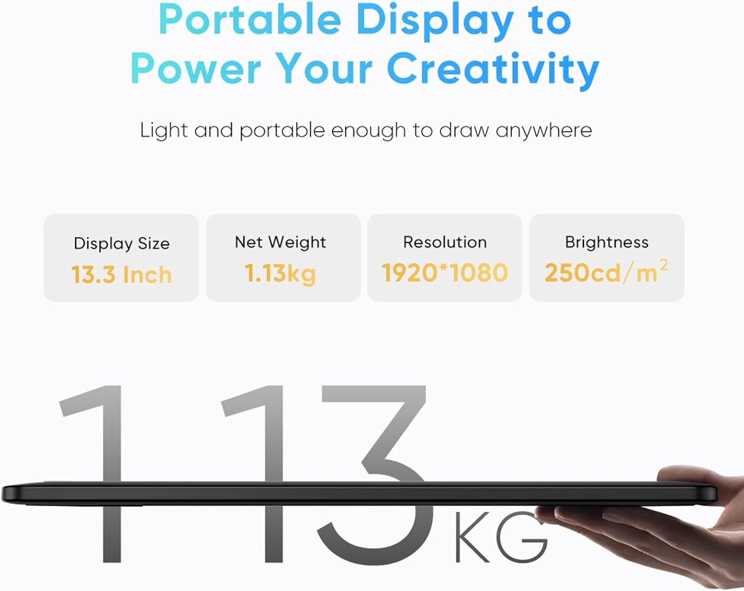 XPPen Artist 13.3 Pro V2 Graphics Display Drawing Tablet & Stylus