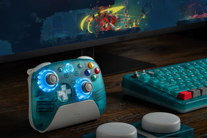 8BitDo Ultimate 2 Wireless Controller For Windows & Android Clear Blue