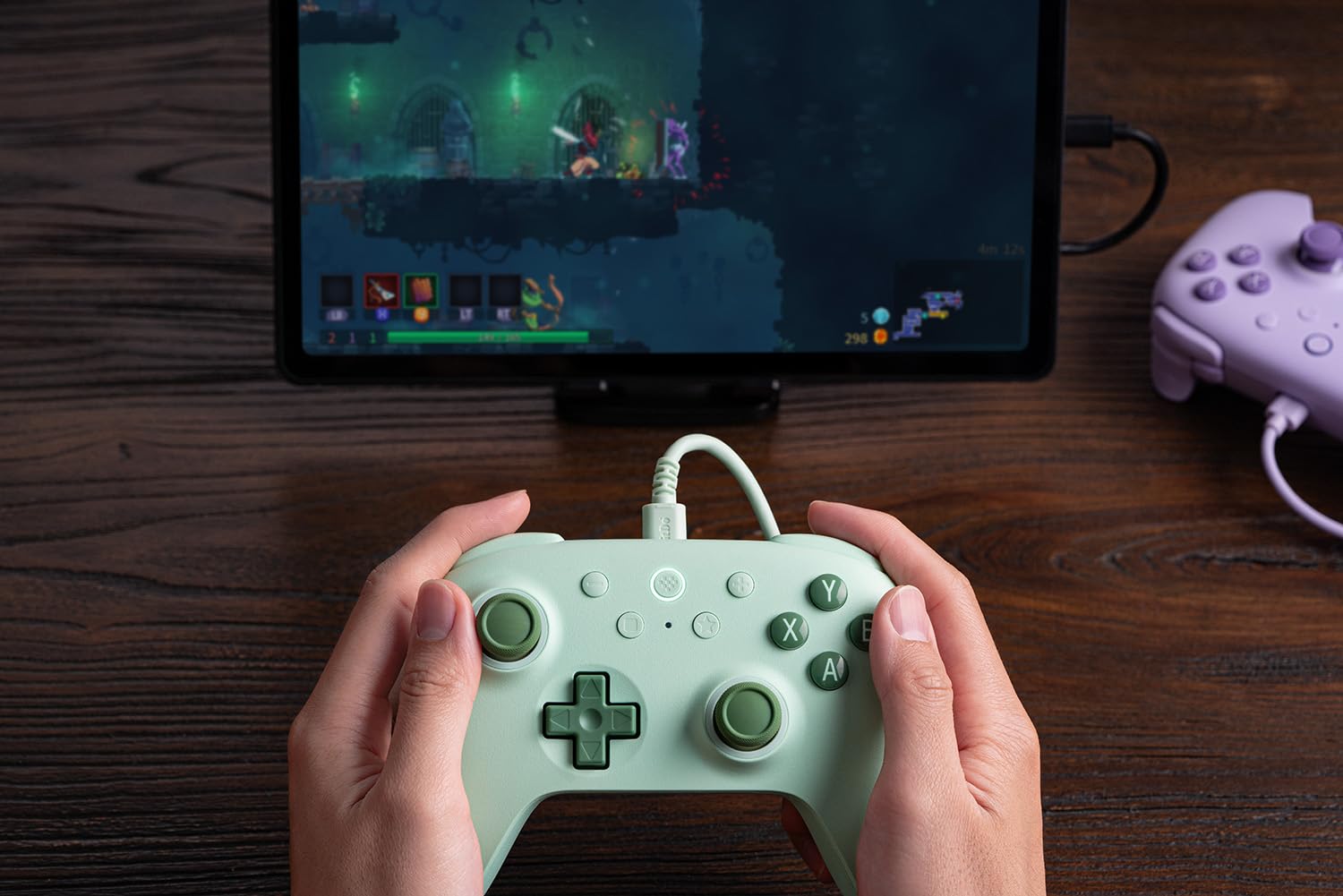 8BitDo Ultimate 2C Wired Controller For Windows and Android Green