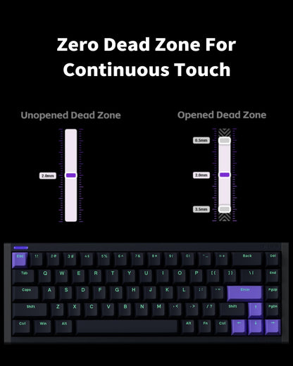 Nuphy BH65 All Aluminium Gaming Keyboard With Magnetic Jade Switches