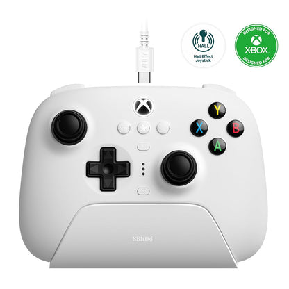 8BitDo Ultimate 3-mode Wired Controller for Xbox With Hall Effect White