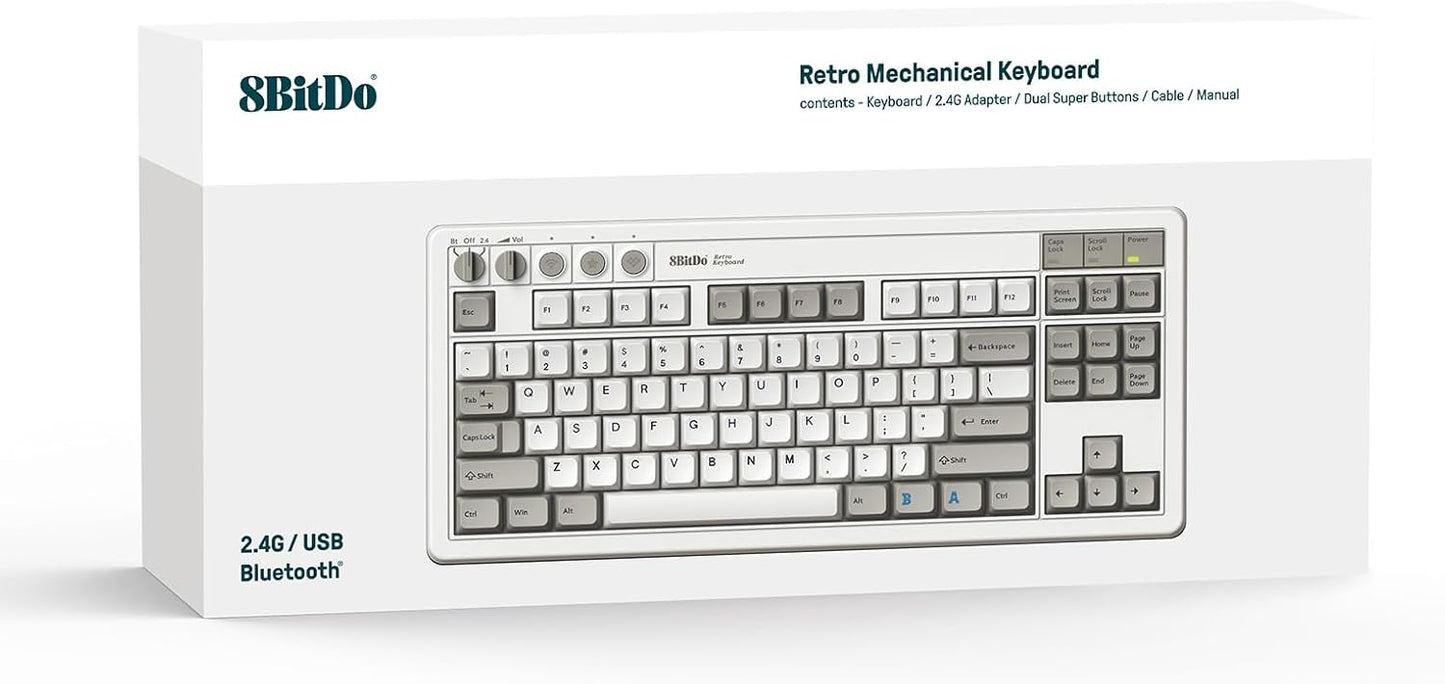 8BitDo Retro Mechanical Keyboard - M Edition