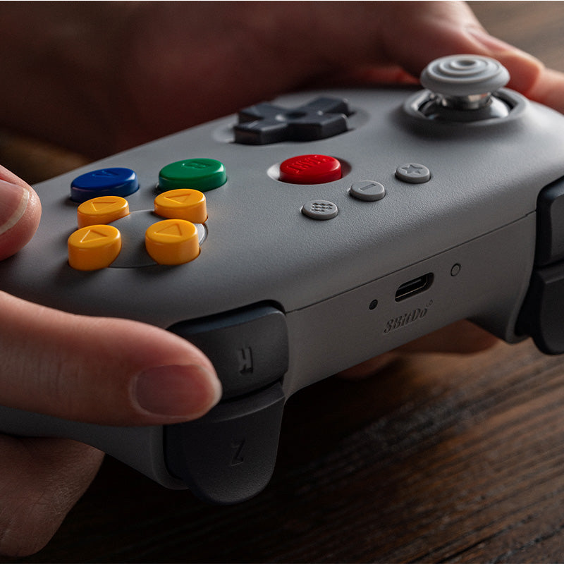 8BitDo 64 Bluetooth Controller For Switch Windows and Android Grey