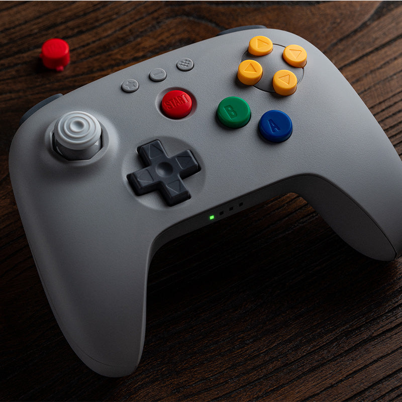8BitDo 64 Bluetooth Controller For Switch Windows and Android Grey
