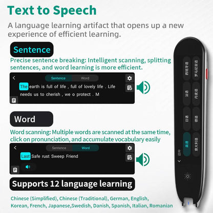 Vormor V07 Reading Scan & Translate Pen for Dyslexia