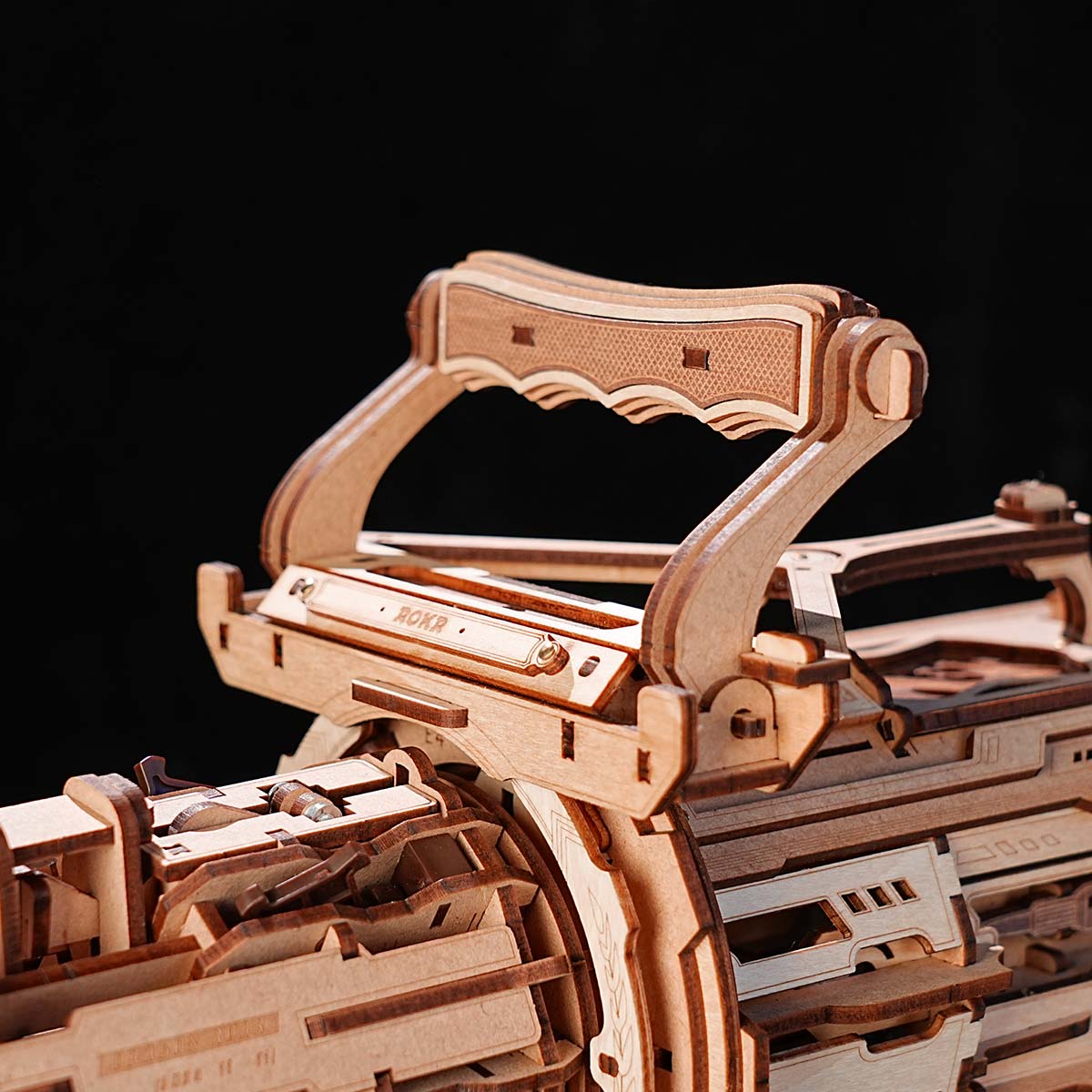 Robotime Rotating-Barrel Machine Toy Gun DIY 3D Wooden Puzzle