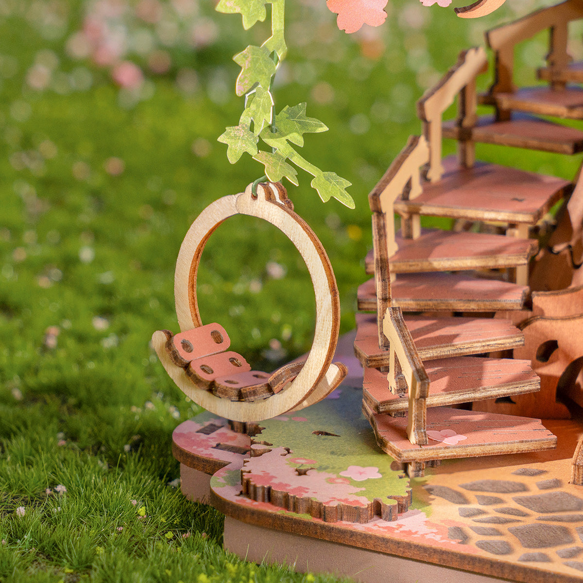 Robotime Sakura Tree House DIY Wooden 3D Puzzle