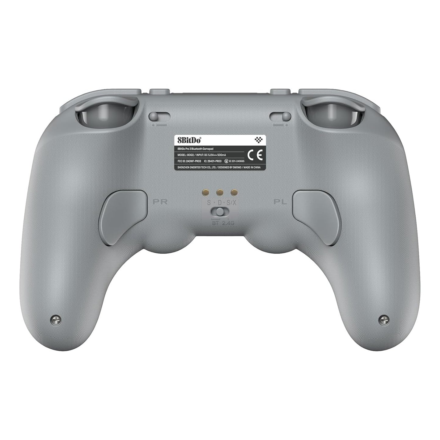 8BitDo Pro 3 Bluetooth Gamepad Controller For Switch Steam Windows & Mobile Gray