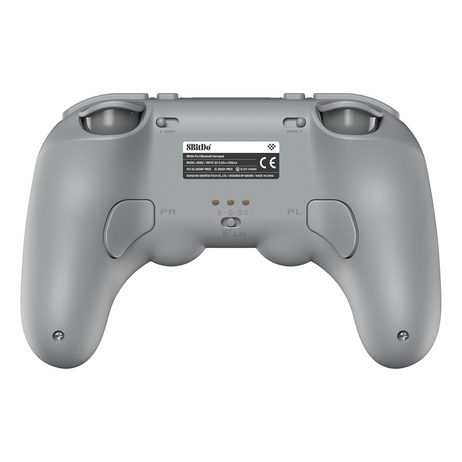 8BitDo Pro 3 Bluetooth Gamepad Controller For Switch Steam Windows & Mobile Gray