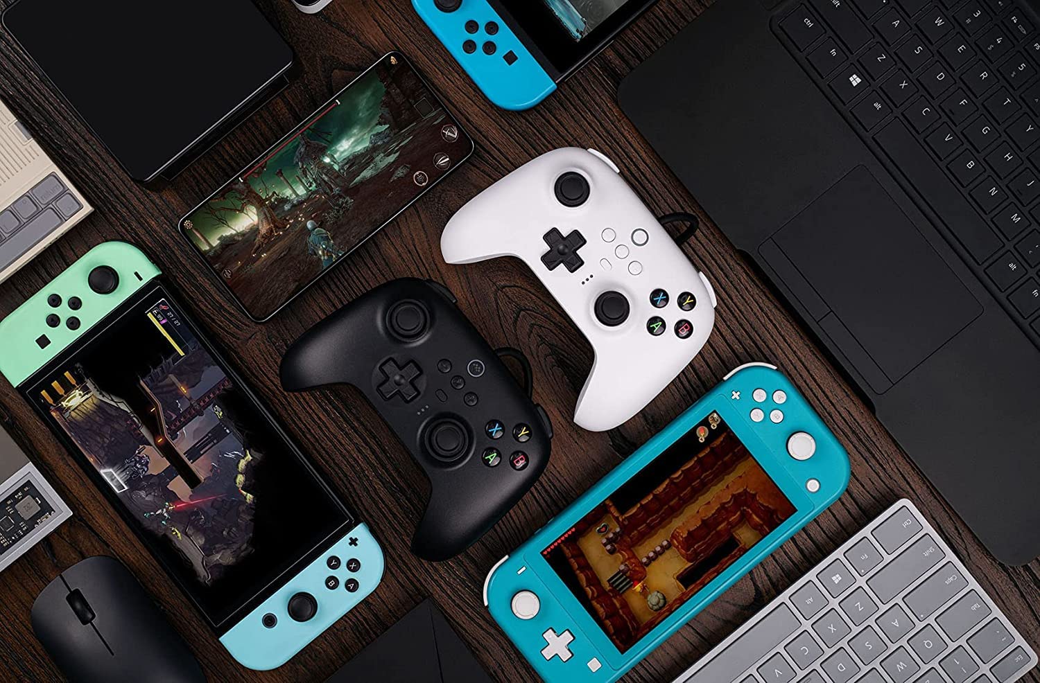 8BitDo Ultimate Wired Controller Windows, Steam Deck, & Raspberry Pi White