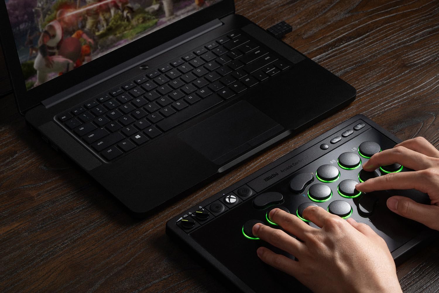 8BitDo Retro Wireless All-Button Arcade Controller For XBox X|S XBox O 8BitDo Retro Wireless All-Button Arcade Controller For XBox X|S XBox O