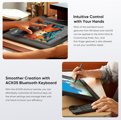 XPPen Artist Ultra 16 OLED Graphics Drawing Display Tablet & Stylus