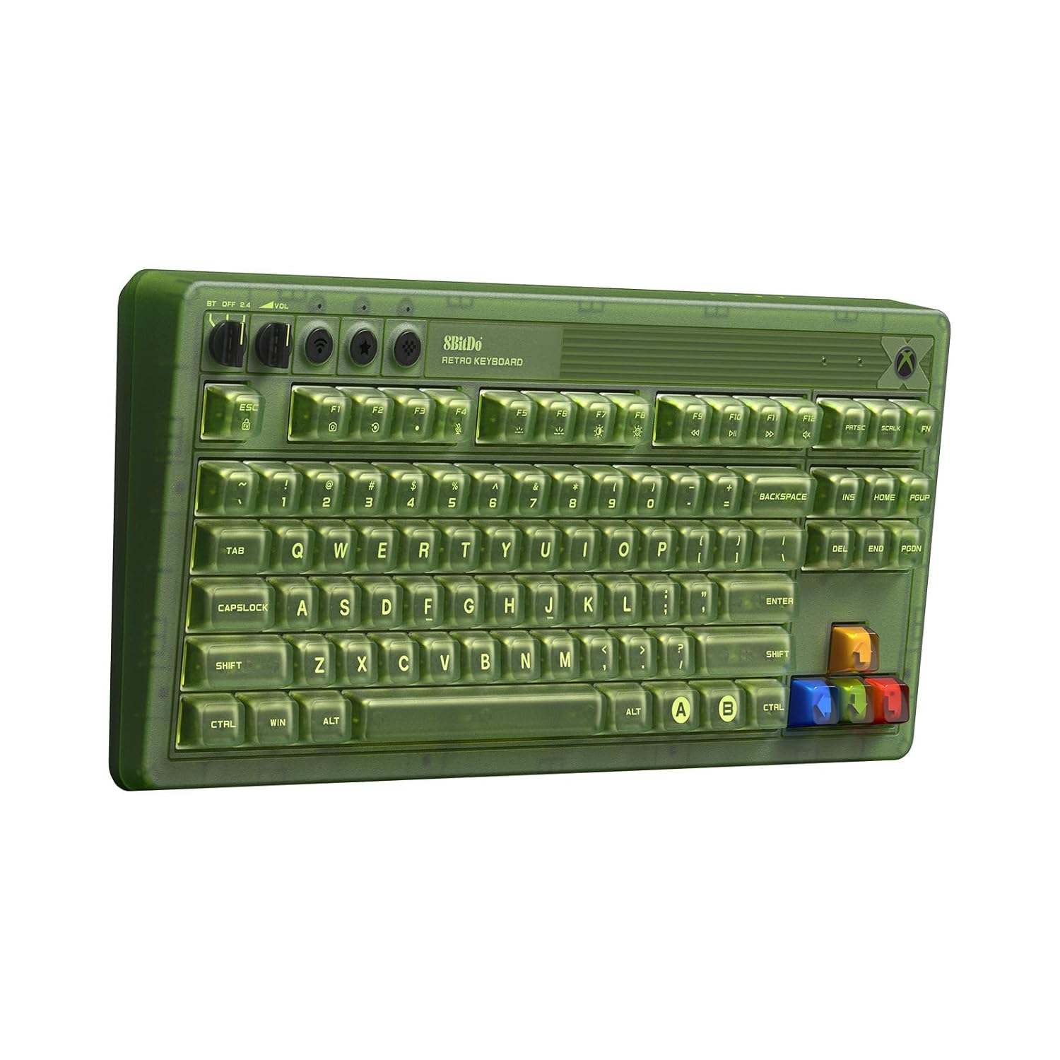 8BitDo Retro 87 Mechanical Keyboard Xbox Edition For Windows & Android Devices