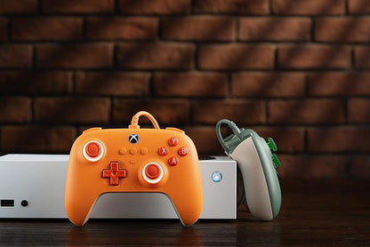 8BitDo Ultimate C Wired Controller for Xbox with Hall Effect Joysticks and Hall Triggers Orange
