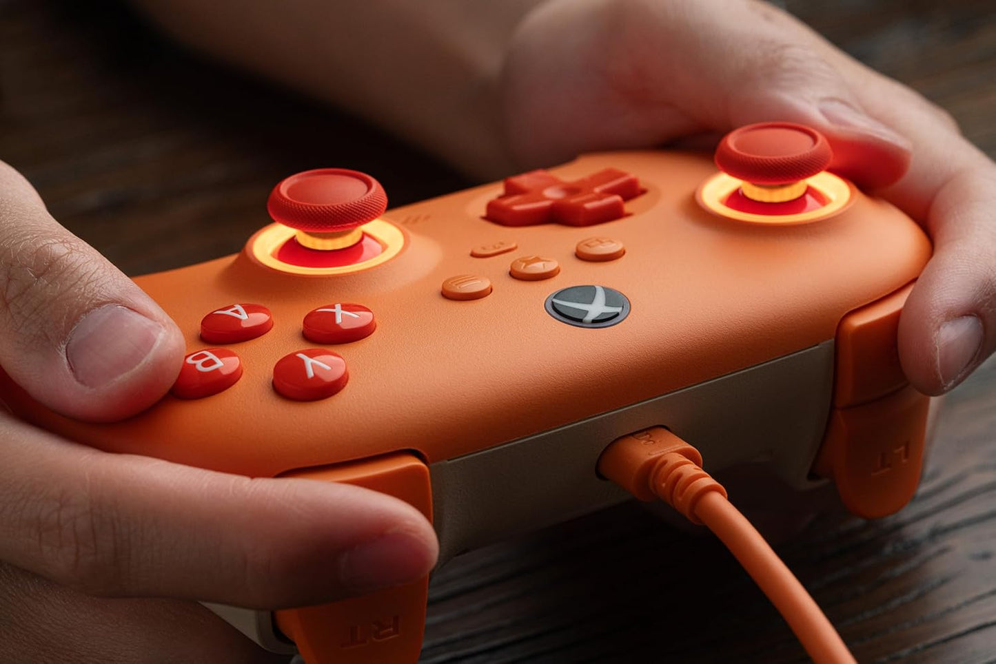 8BitDo Ultimate C Wired Controller for Xbox with Hall Effect Joysticks and Hall Triggers Orange