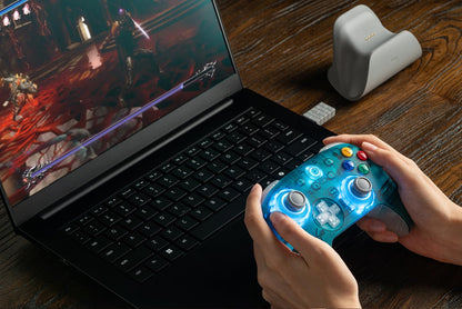 8BitDo Ultimate 2 Wireless Controller For Windows & Android Clear Blue