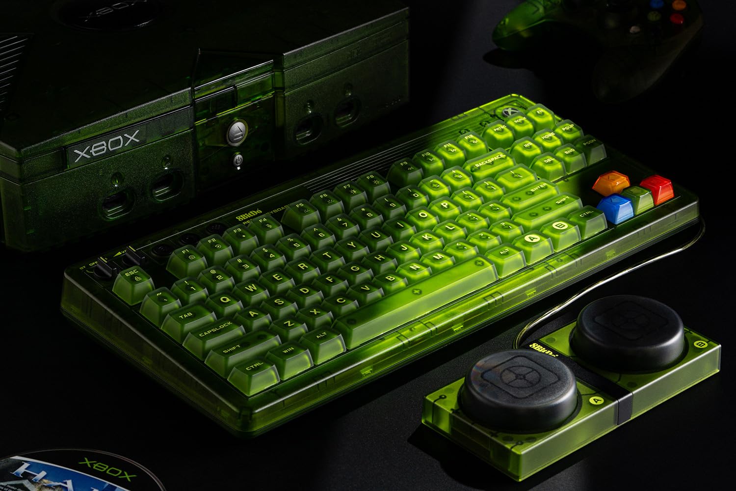 8BitDo Retro 87 Mechanical Keyboard Xbox Edition For Windows & Android Devices