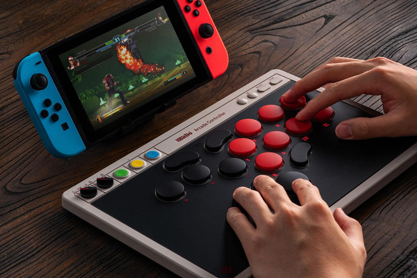 8BitDo Retro Wireless Arcade Controller For Windows & Nintendo Switch