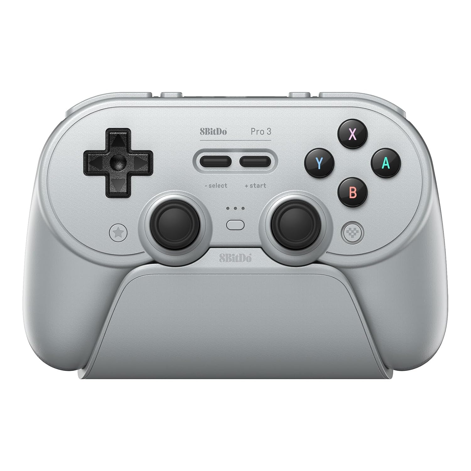 8BitDo Pro 3 Bluetooth Gamepad Controller For Switch Steam Windows & Mobile Gray