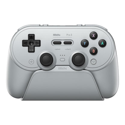 8BitDo Pro 3 Bluetooth Gamepad Controller For Switch Steam Windows & Mobile Gray