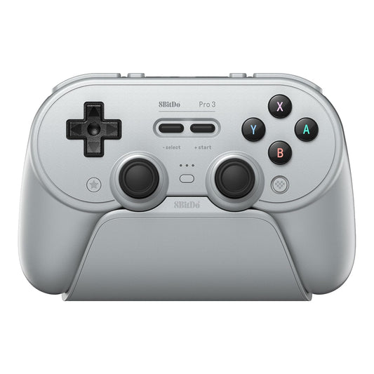 8BitDo Pro 3 Bluetooth Gamepad Controller For Switch Steam Windows & Mobile Gray