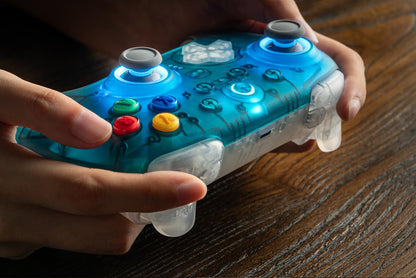 8BitDo Ultimate 2 Wireless Controller For Windows & Android Clear Blue