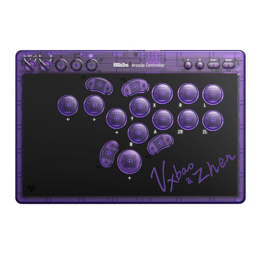 8BitDo Retro Wireless All-Button Arcade Controller For Windows & Nintendo Switch/2 Signature Edition