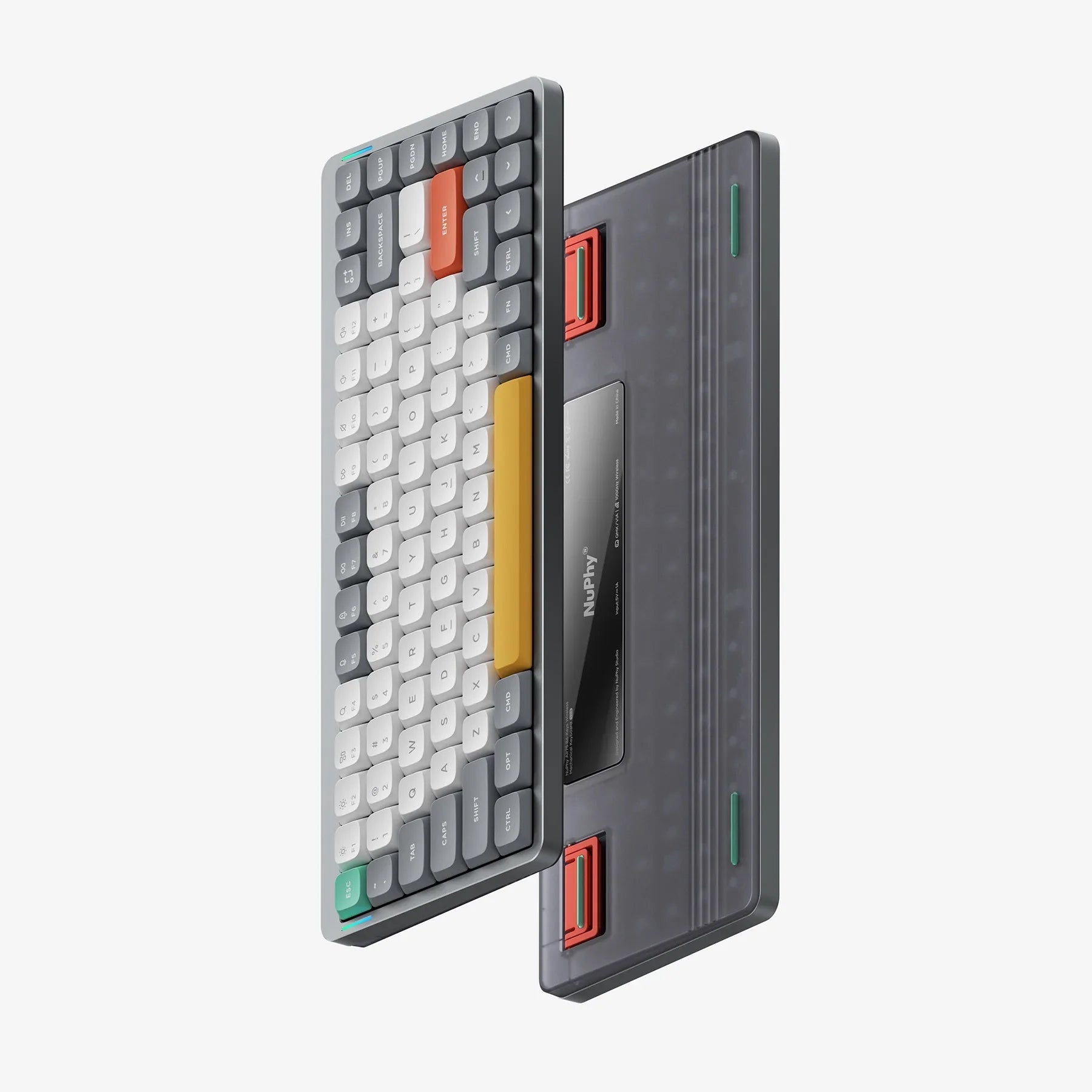 Nuphy Air75 V2 Low-Profile Cowberry Switches Mechanical Keyboard Grey
