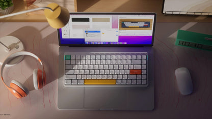 Nuphy Air75 V2 Low-Profile Cowberry Switches Mechanical Keyboard